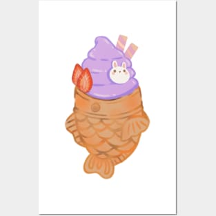 Ube Taiyaki Posters and Art